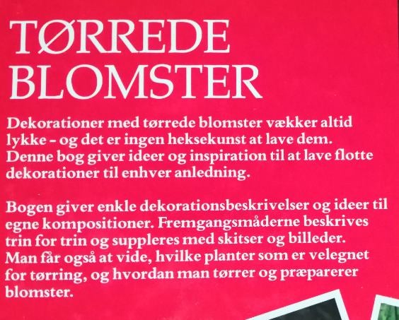 Tørrede blomster- ideer til