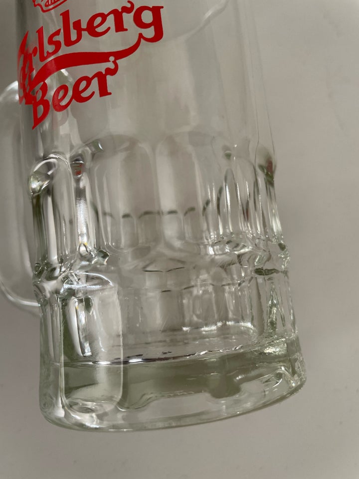 Glas, Vintage ølkrus Carlsberg