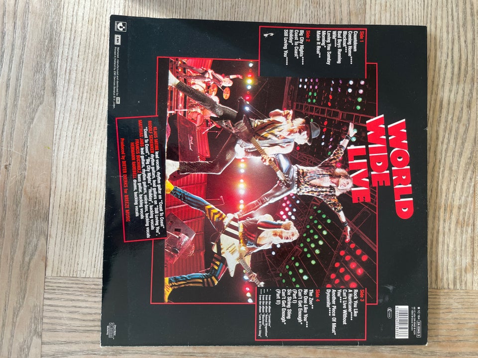 LP, Scorpions, World wide live