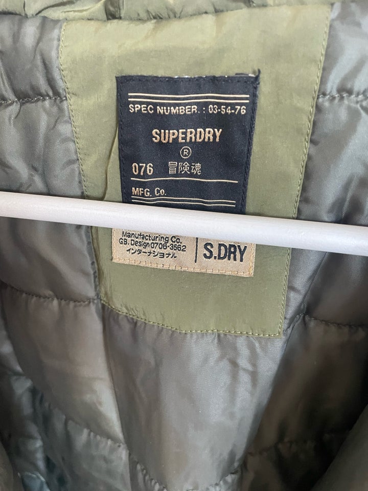 Vinterjakke, str. S, Superdry