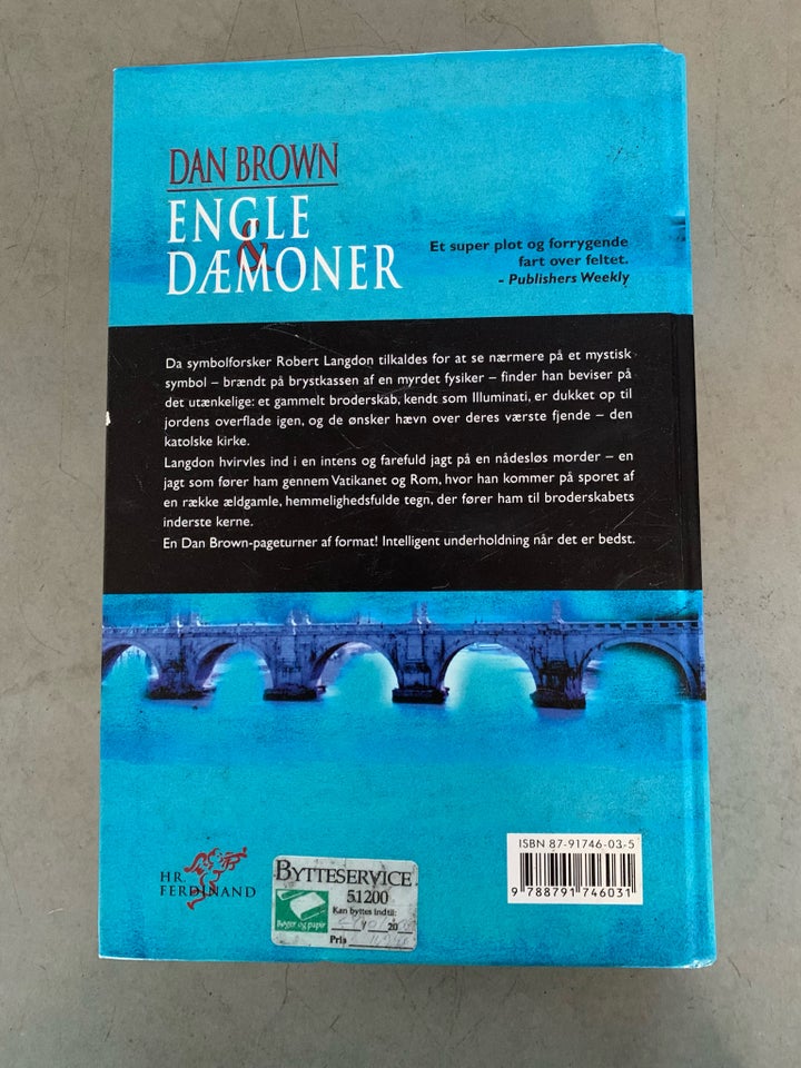 Engle  Dæmoner, Dan Brown, genre: