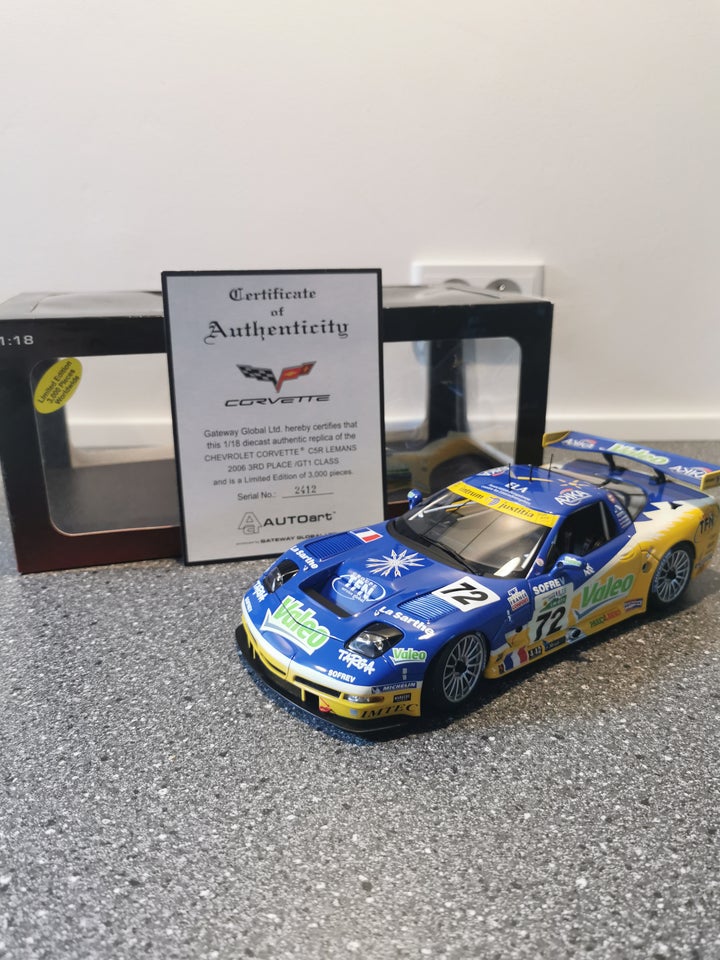 Modelbil, AutoArt Corvette C5R,