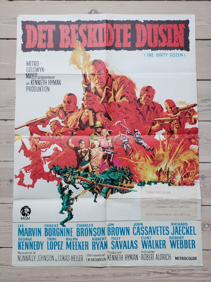 Plakat, motiv: The Dirty Dozen, b: