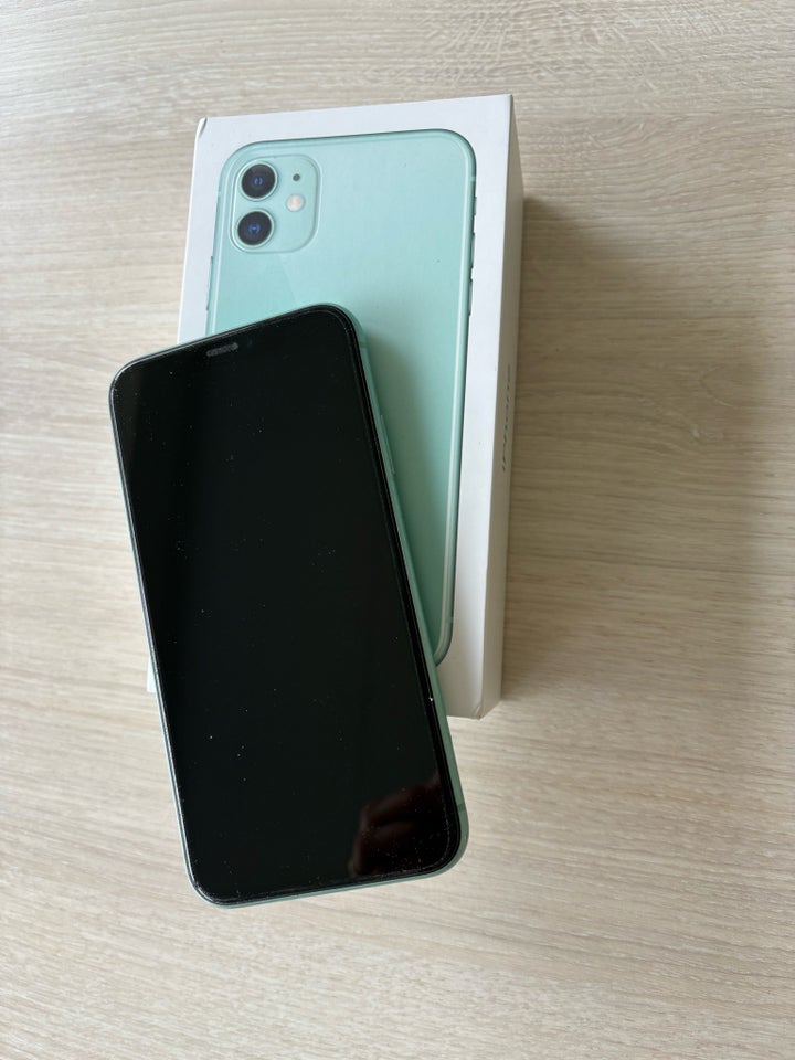 iPhone 11, 128 GB, grøn