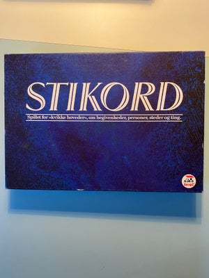 Stikord dan-spil