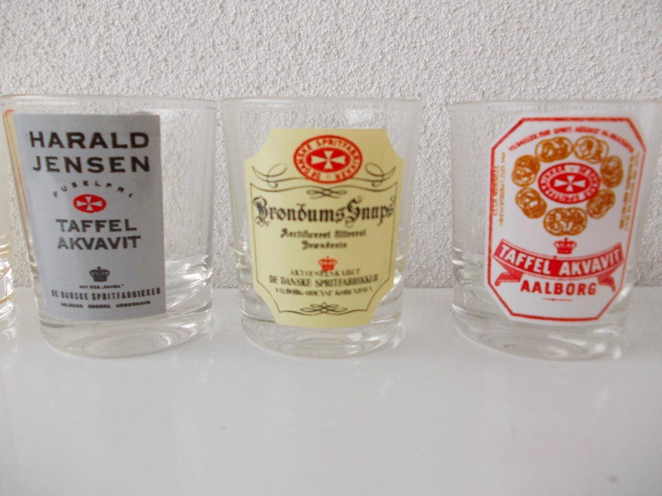 Glas Snapseglas retro Danske