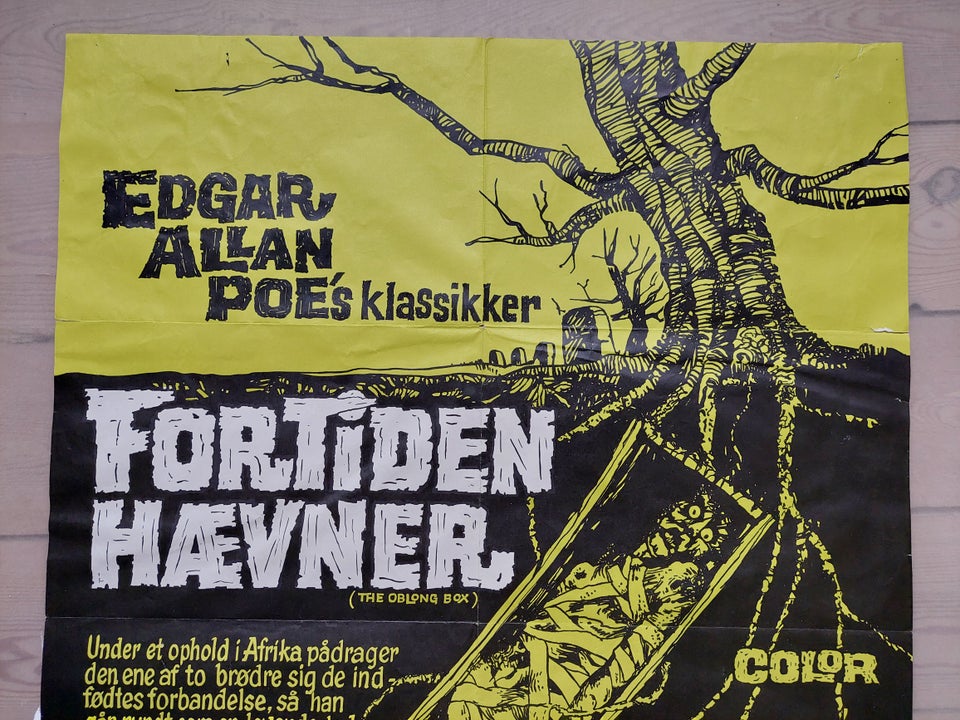 Plakat Fortiden hævner b: 62 h: 85