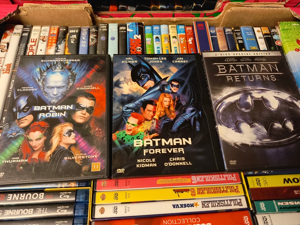 Batman  Robin, DVD, action