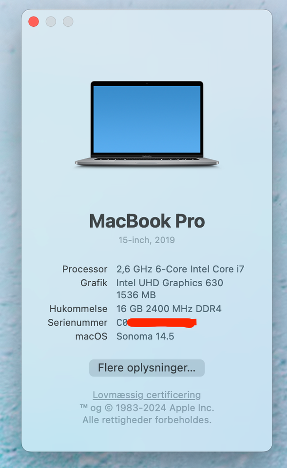 MacBook Pro MacBook Pro 15'' med