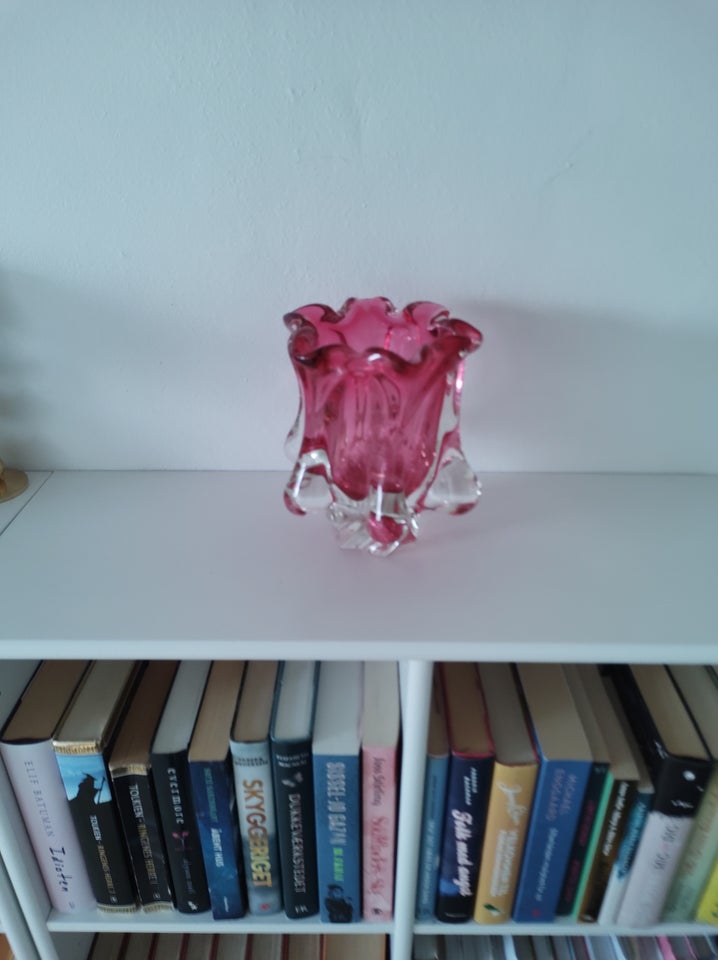 Tung håndlavet glas vase, Murano