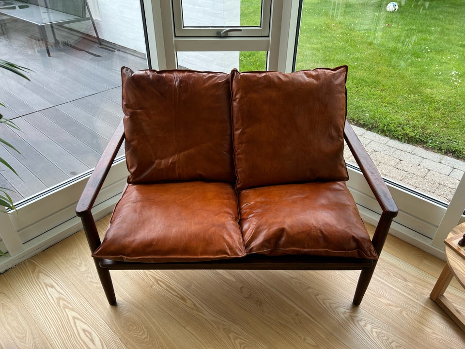 Sofa læder 2 pers