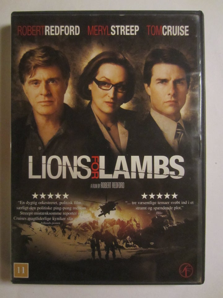 Lions for Lambs, DVD, drama