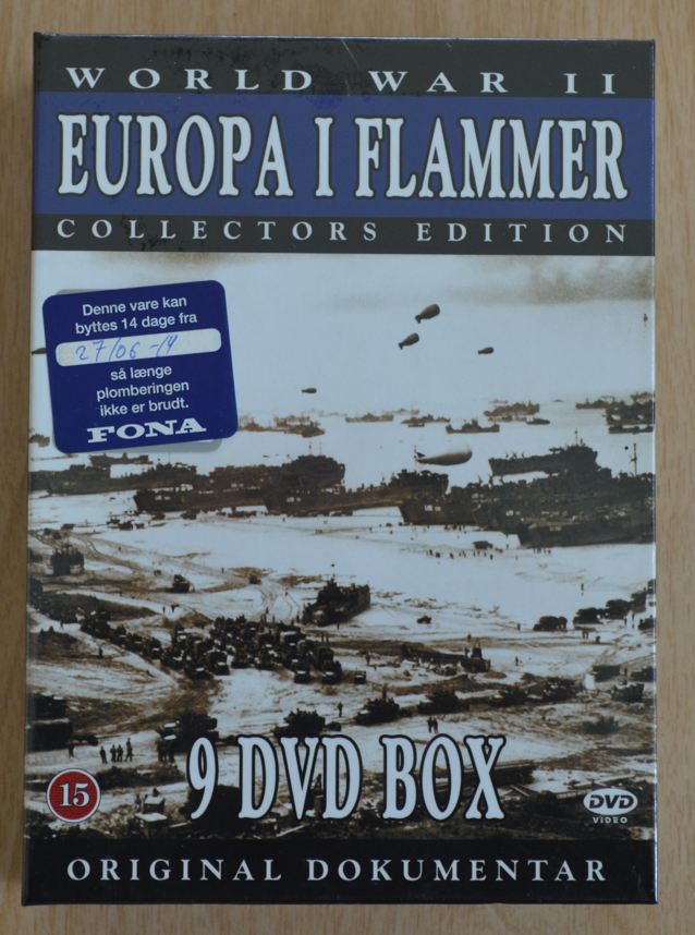 Europa i flammer 1-9 Komplet Serie