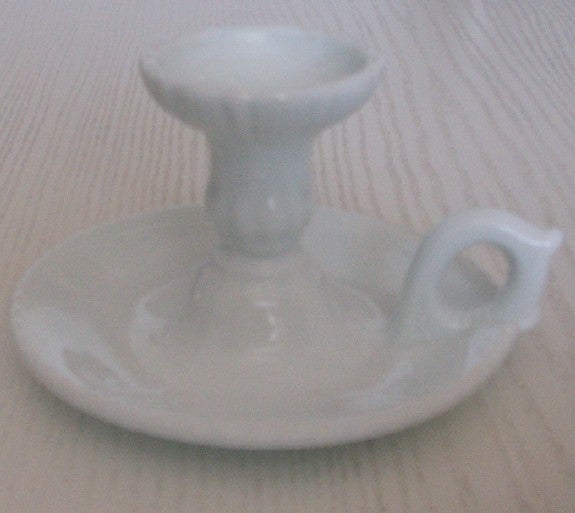 Porcelæn Karaffel og Lysestage