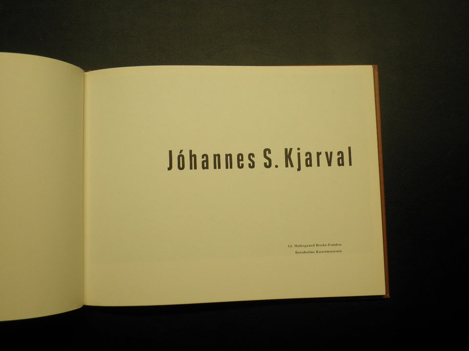 Johannes S. Kjarval, Jacob Thage,