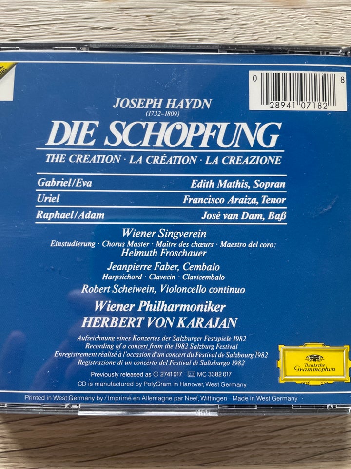 Joseph Haydn: Die Schopfung, opera