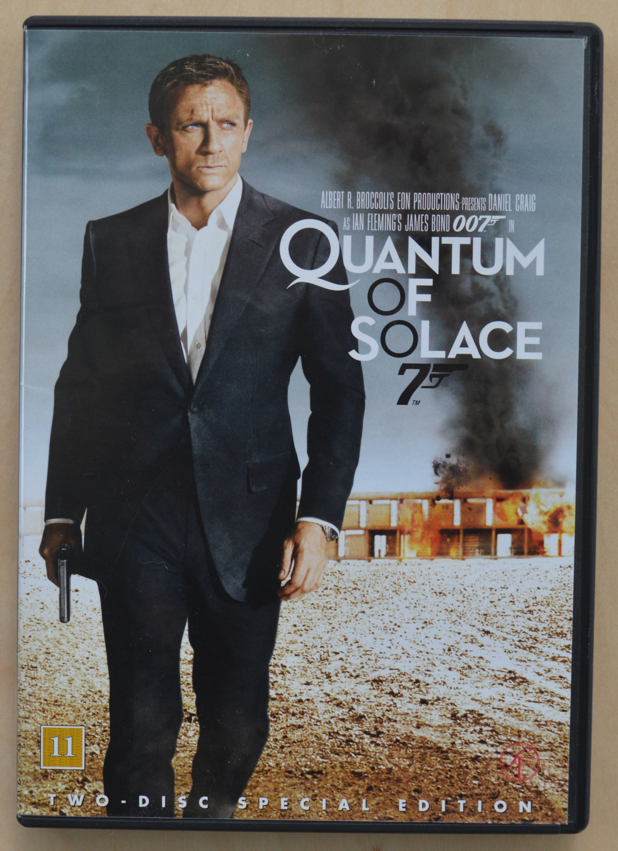 James Bond Quantum of Solace, DVD,