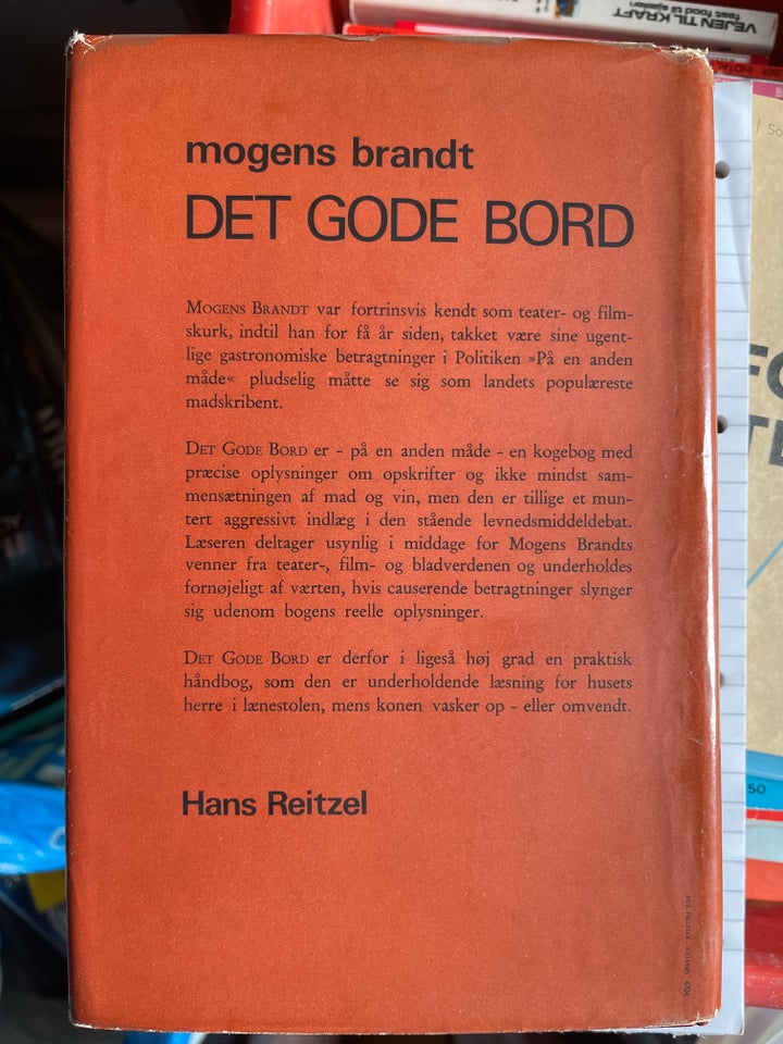 Det gode bord Mogens Brandt emne: