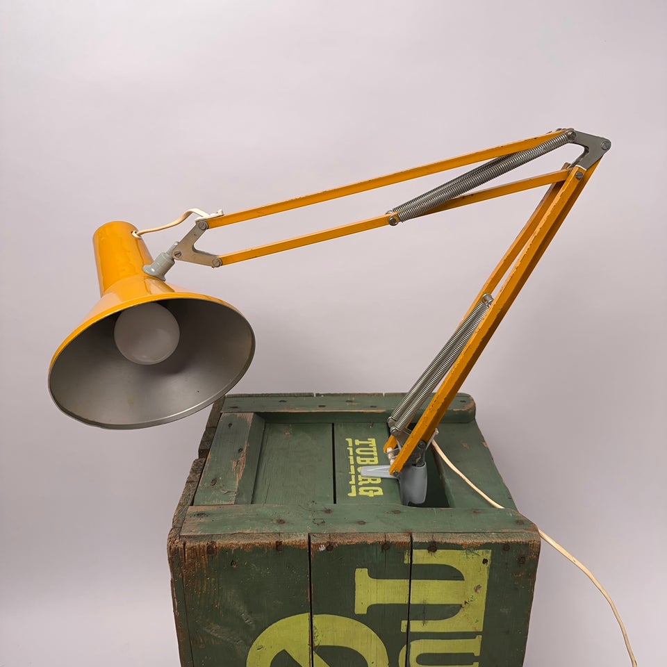 Arkitektlampe Vintage gul