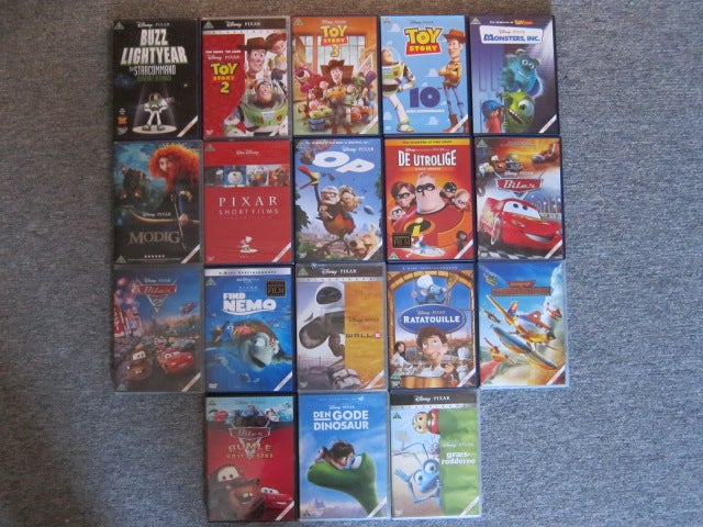 instruktør Walt Disney, DVD,