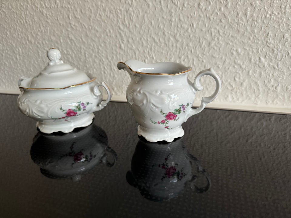 Porcelæn, Kaffestel, Vildrose