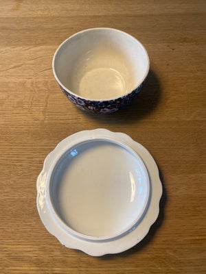 Porcelæn Skål med låg Burleigh