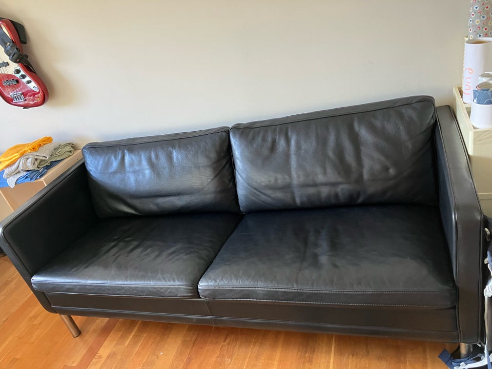 Sofa, læder, 2 pers.