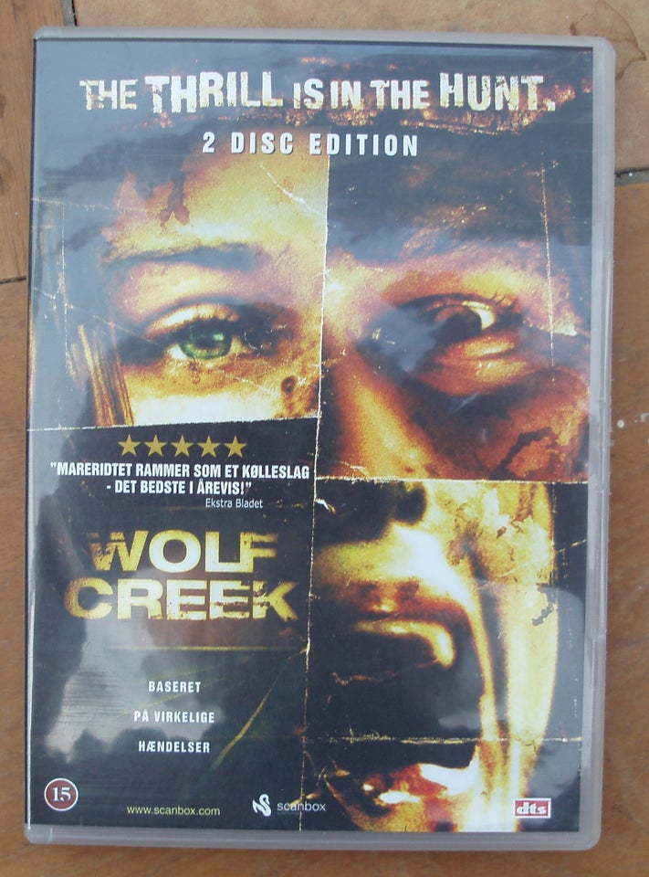 Wolf Creek, DVD, gyser