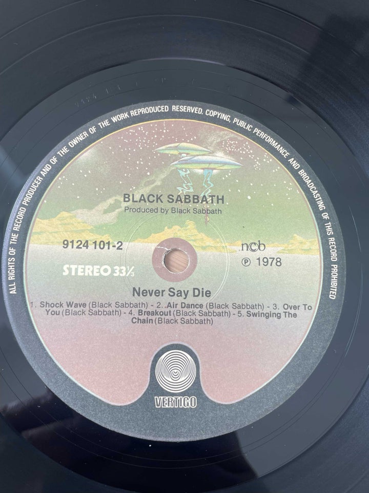 LP, Black Sabbath, Never say Die