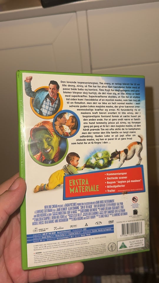 Jagten på masken , DVD, familiefilm