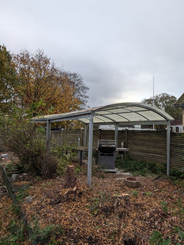 Anden port, Stål carport, b: 370 h: