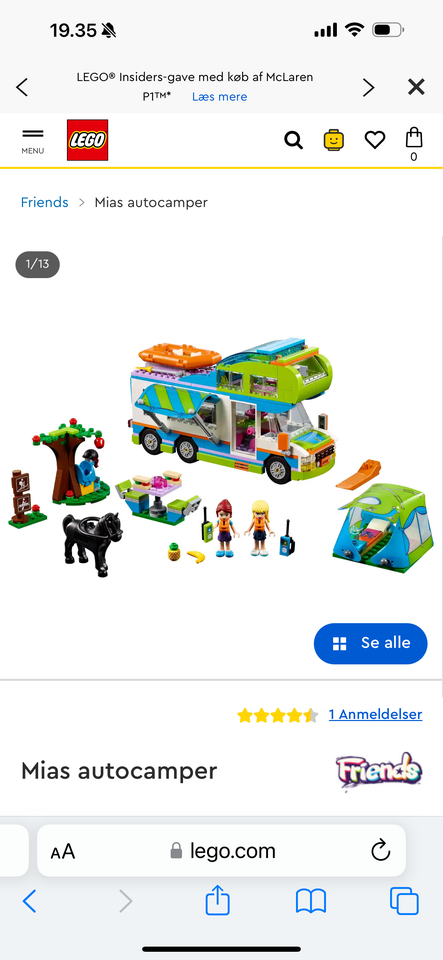 Lego Friends Mias autocamper