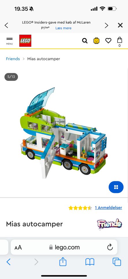 Lego Friends Mias autocamper