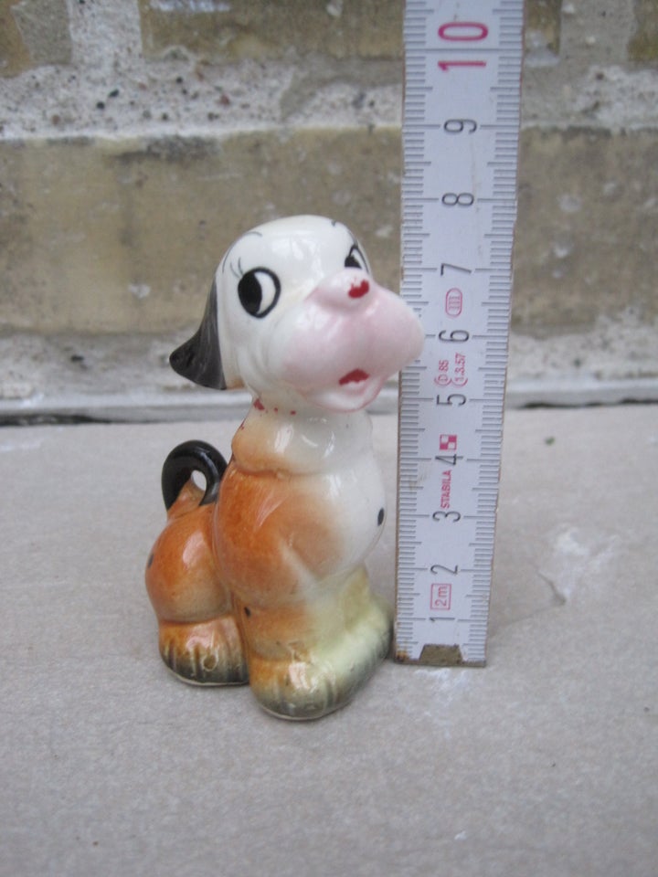 figur Japan porcelæn Hund og kat