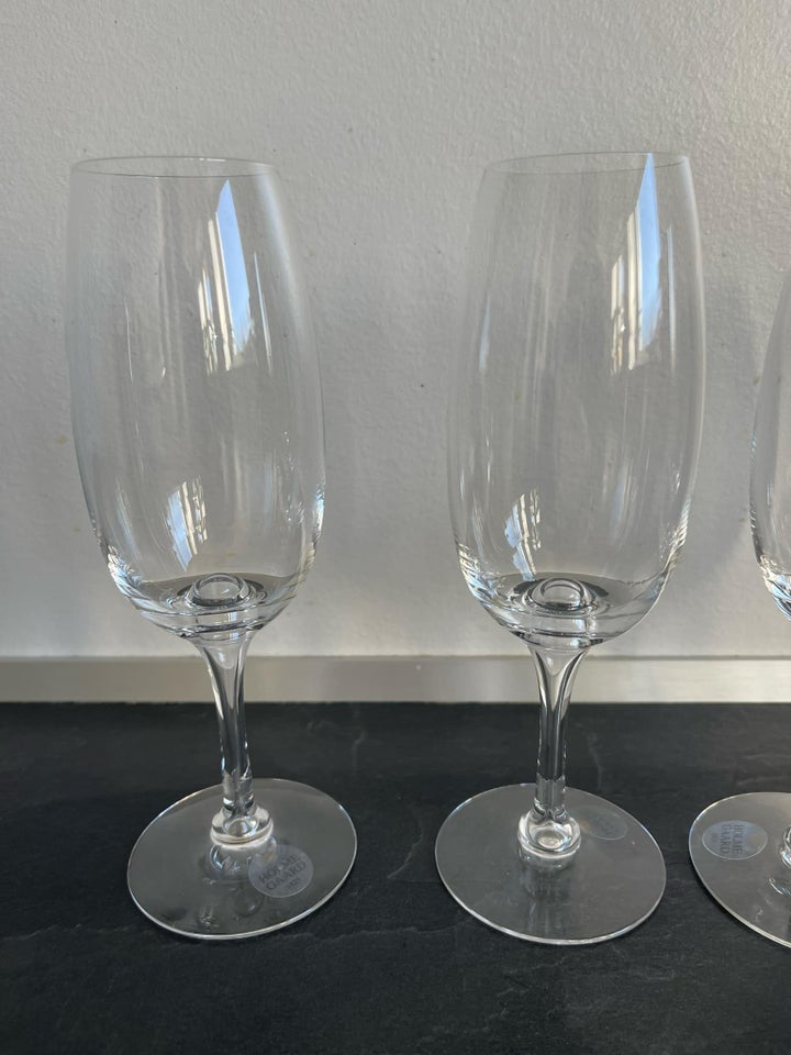 Glas, 4 Fontaine champagneglas ,