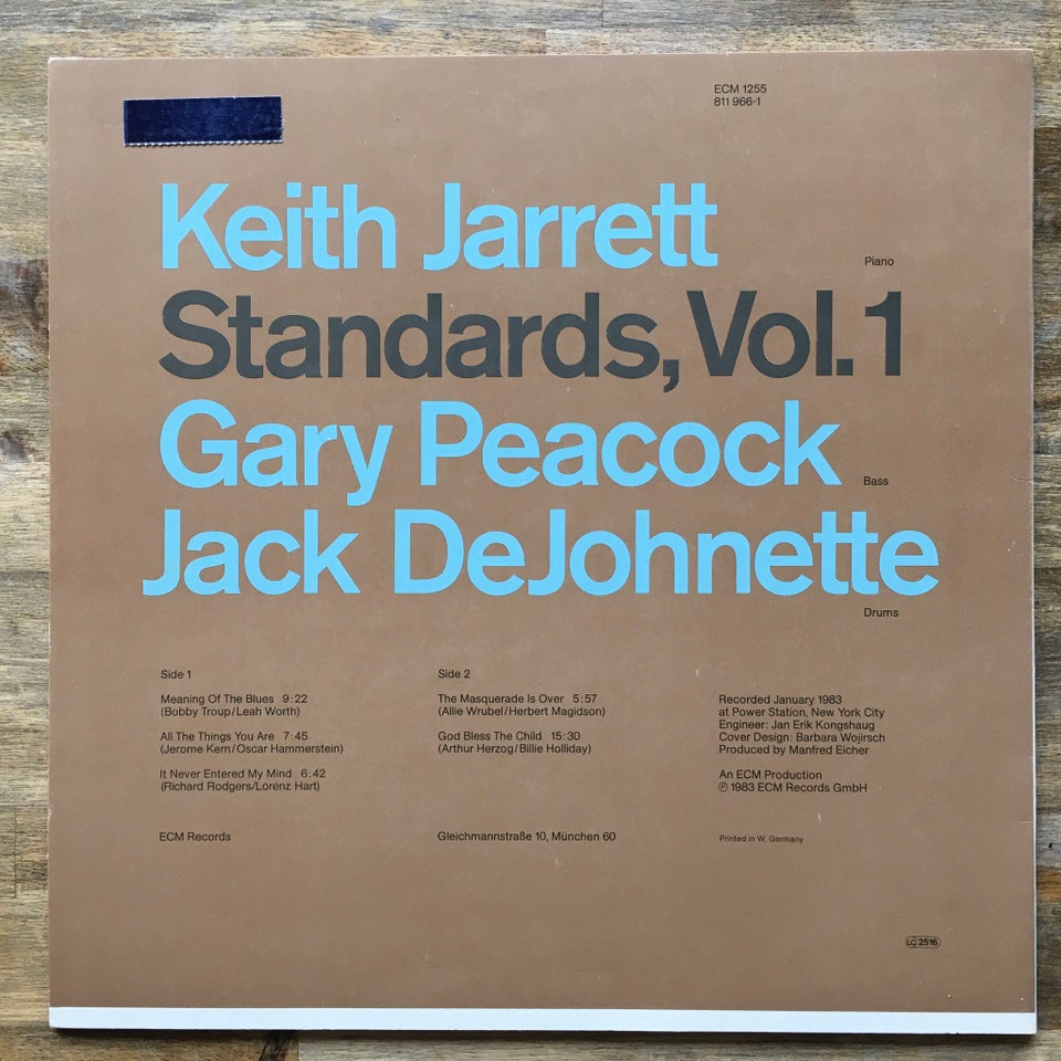 LP, Keith Jarrett, Standards