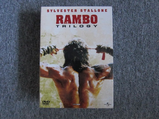 Rambo 1, 2 og 3, triologi boks