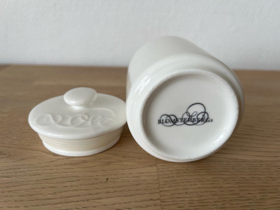 Porcelæn, Krukke med låg, Mette