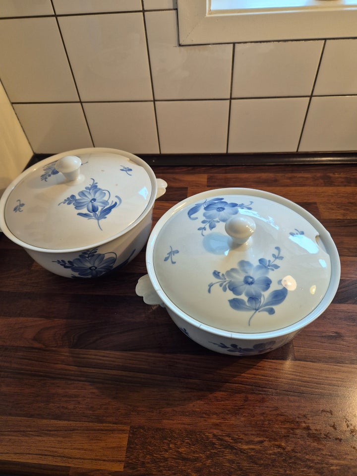 Porcelæn, Terrin, Fattigmands blå