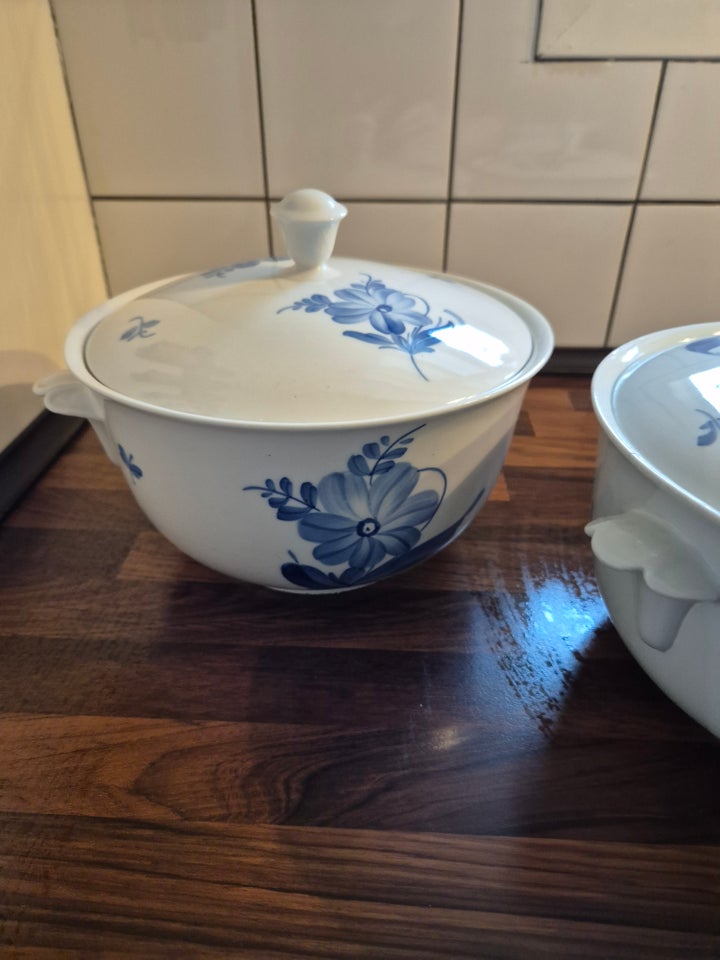 Porcelæn, Terrin, Fattigmands blå