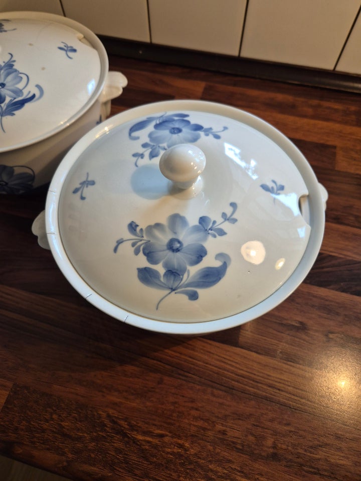 Porcelæn, Terrin, Fattigmands blå