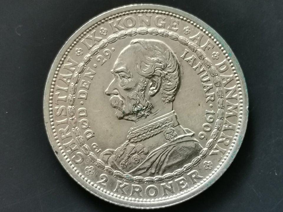 Danmark mønter 2 krone