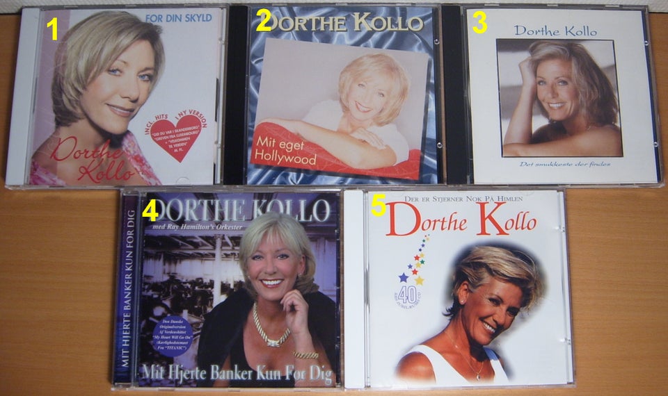 Dorthe Kollo: 5 Titler, pop