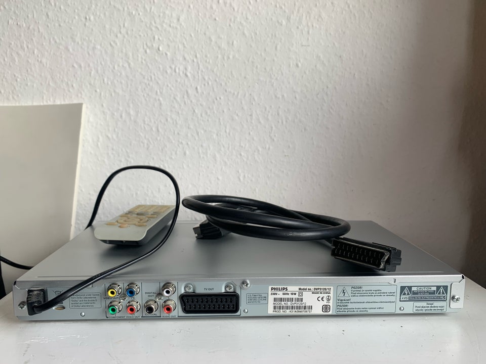 Dvd-afspiller, Philips, DVP3120