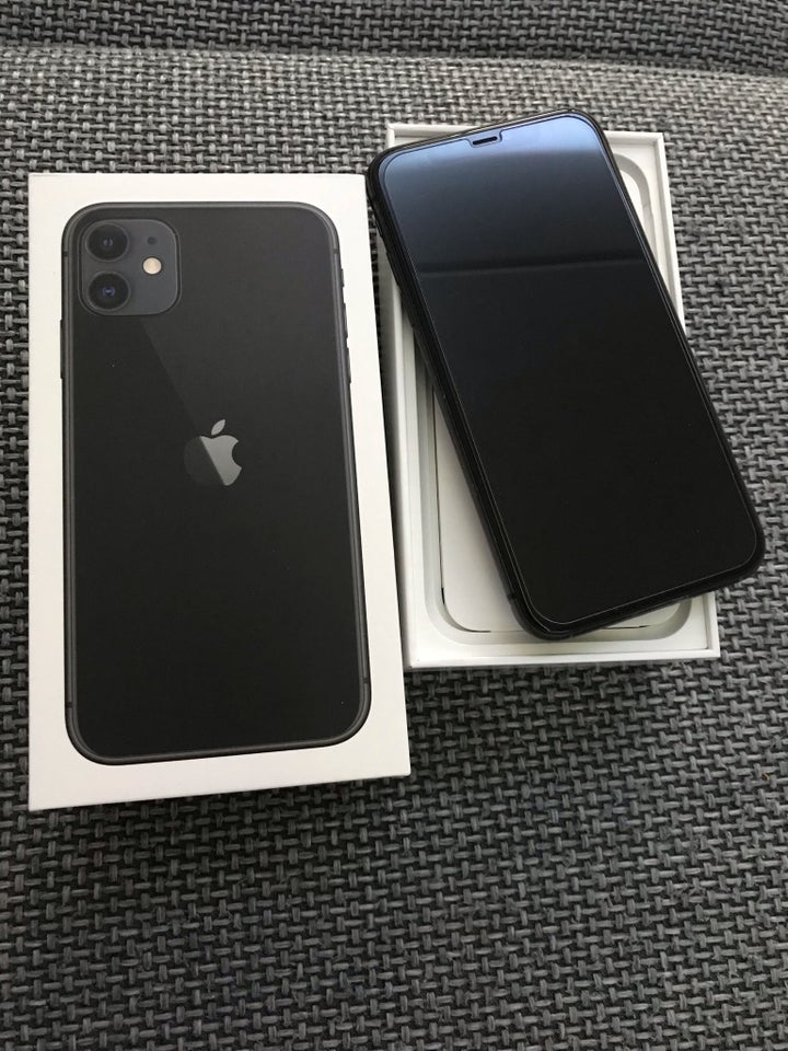 iPhone 11, 64 GB, sort