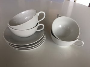 Porcelæn 4 kopper med