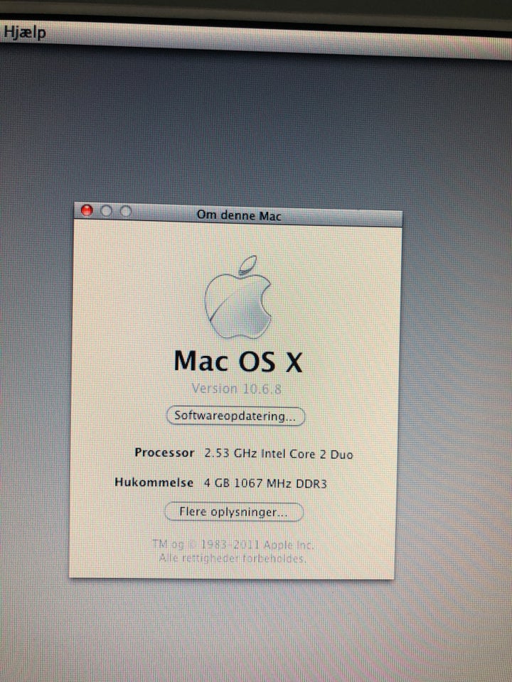 Mac mini 2009 Late 253 GHz