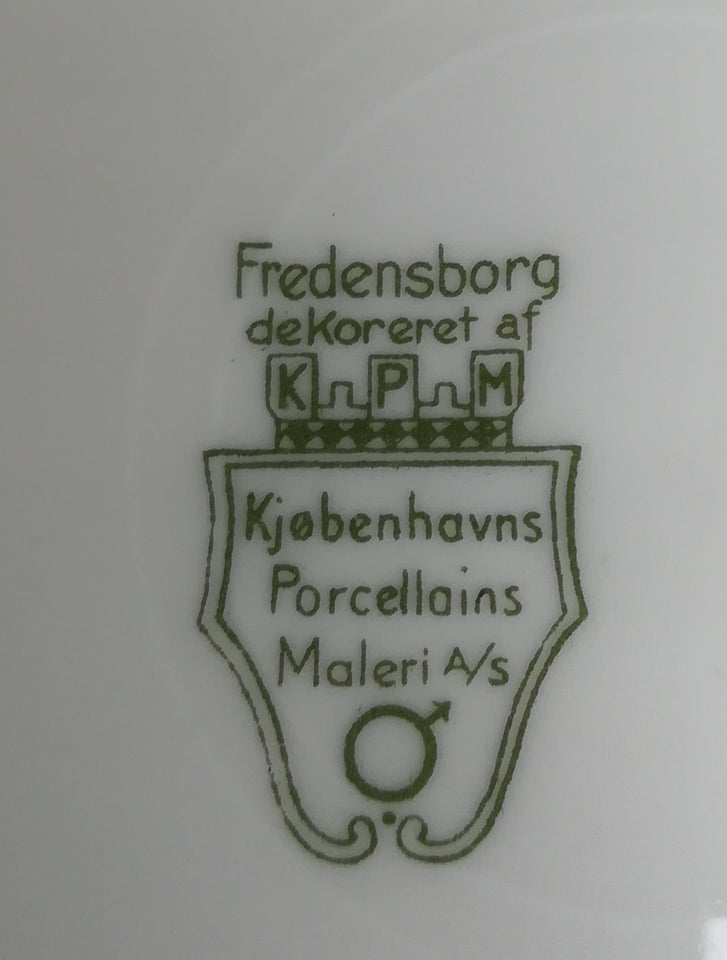 Porcelæn Dyb tallerken