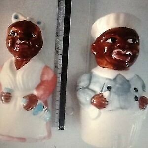 Porcelæn Salt og Peber Figurer