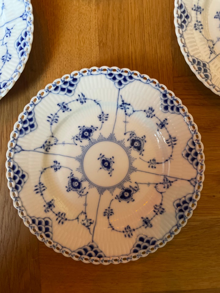 Porcelæn, 4 x små Tallerkner, Royal